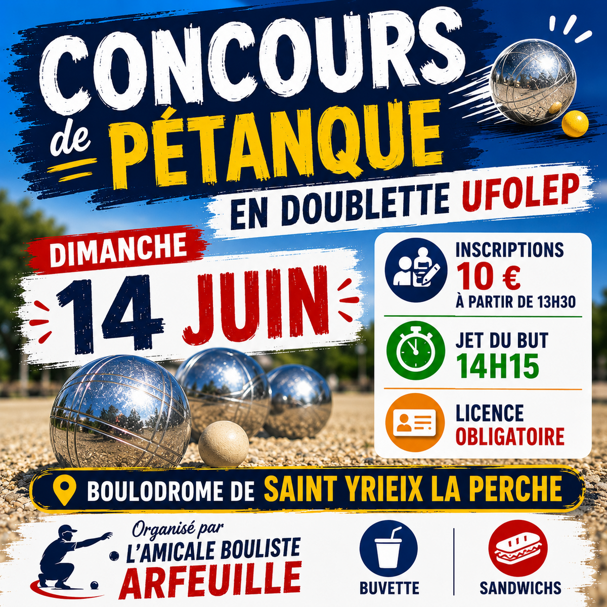 concours ufolep 14 juin