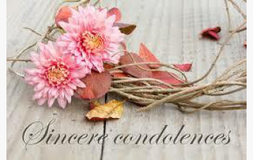 condoléances